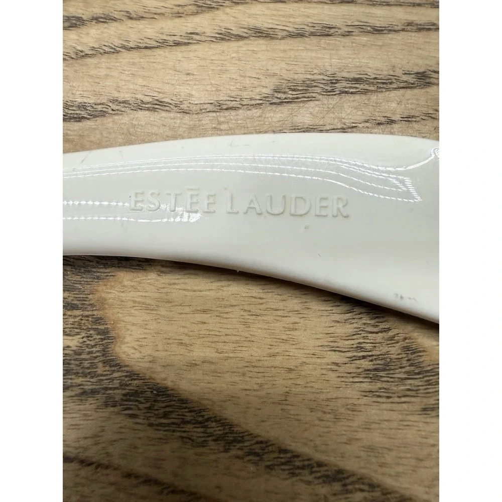 Vintage‎ Estee Lauder Hair Comb White Plastic Regular Tooth Purse Travel 6 1/2